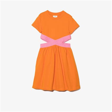 fendi kids cut out dress|fendi kids size 9.